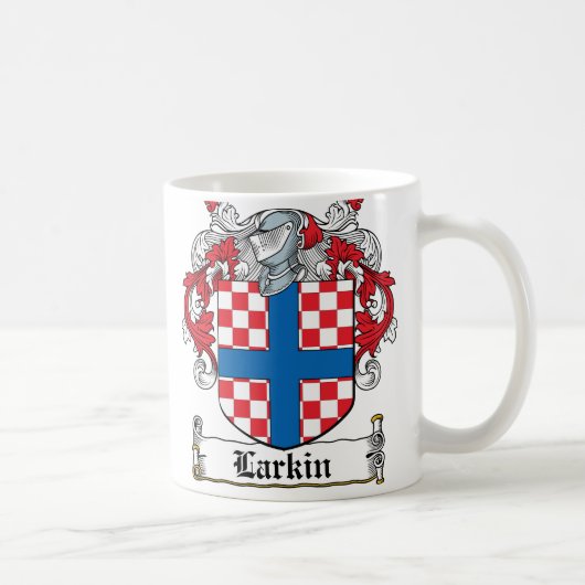Larkin Family Crest Koffiemok (Rechts)