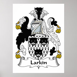 Larkin Family Crest Poster