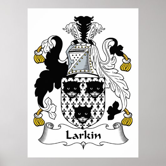 Larkin Family Crest Poster (Voorkant)