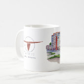 Larkin-gebouw met Taur-Pet logo Koffiemok (Voorkant links)