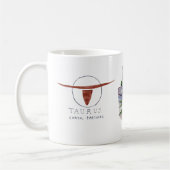 Larkin-gebouw met Taur-Pet logo Koffiemok (Links)