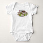Larkin Square Baby T Shirt (Voorkant)