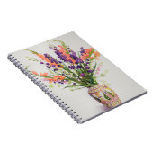 Larkspur en Gladioli in een Marokkaanse Vase Notitieboek (Rechterzijde)