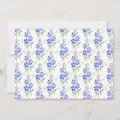 Larkspur Floral Botanical Note Card Notitiekaartje (Voorkant)