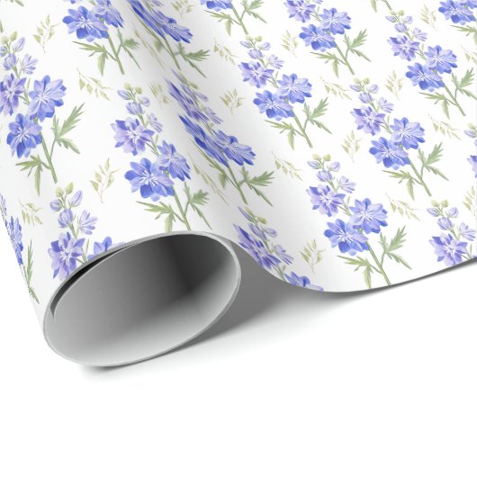 Larkspur-inpakpapier Cadeaupapier (Rol Hoek)