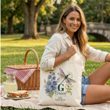Larkspur juli geboortebloem Libelle Gepersonalisee