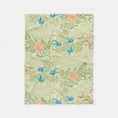 Larkspur Pattern (door William Morris) Fleece Deken (Voorkant)