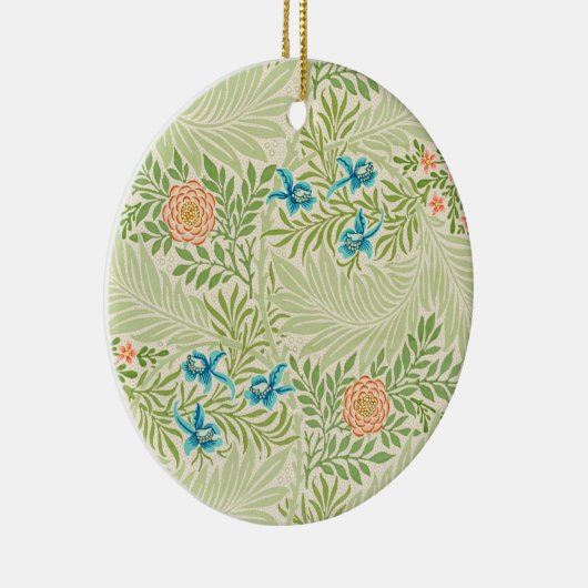 Larkspur Pattern (door William Morris) Keramisch Ornament (Rechts)