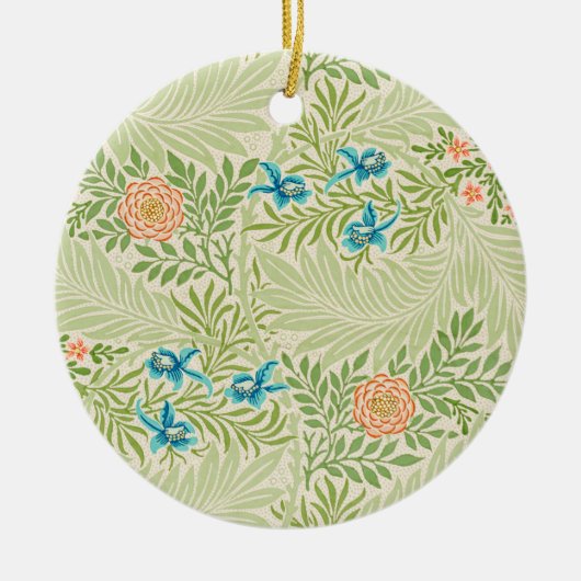 Larkspur Pattern (door William Morris) Keramisch Ornament (Voorkant)