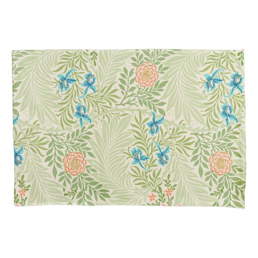 Larkspur Pattern (door William Morris) Kussensloop (Voorkant-Links)