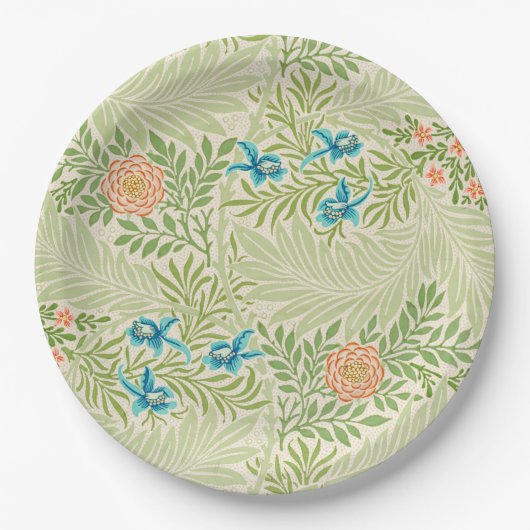 Larkspur Pattern (door William Morris) Papieren Bordje (Voorkant)