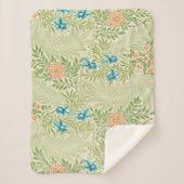 Larkspur Pattern (door William Morris) Sherpa Deken (Voorkant)
