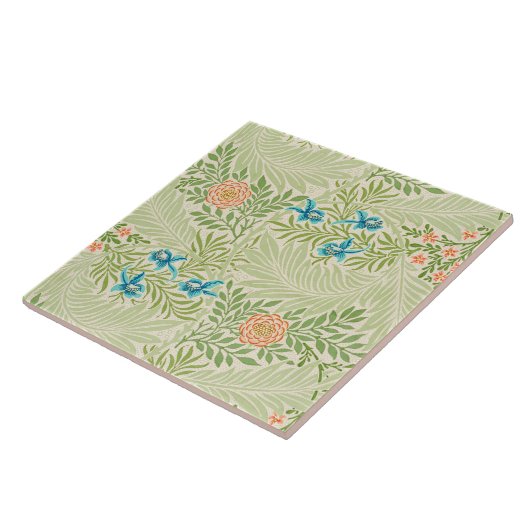 Larkspur Pattern (door William Morris) Tegeltje (Zijkant)