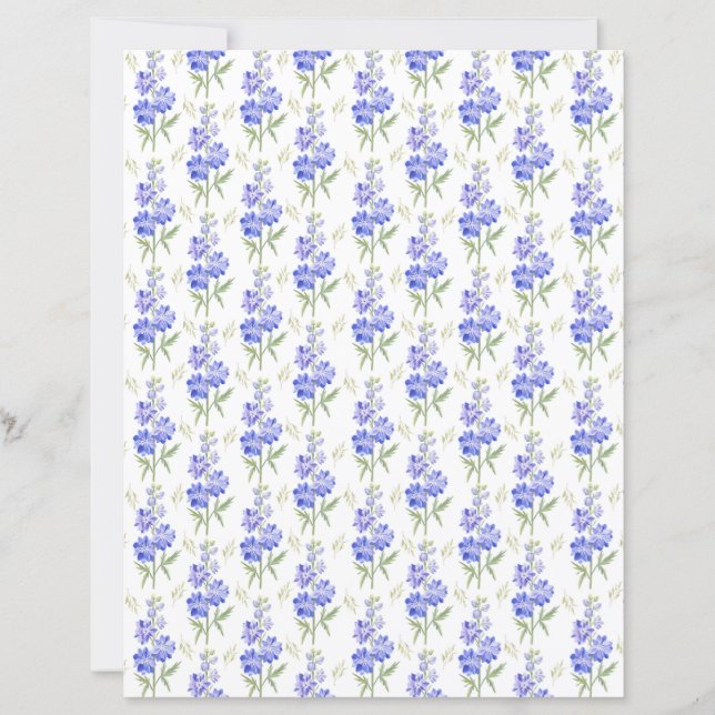 Larkspur Scrapboek Papier (Voorkant)