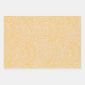 Larkspur William Morris geel inpakpapier (Voorkant 2)