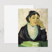 L'Arlesienne (Madame Ginoux) door Vincent van Gogh (Voorkant / Achterkant)