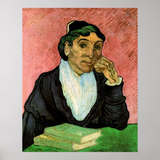 L'Arlesienne (Madame Ginoux) door Vincent van Gogh Poster (Voorkant)
