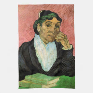 L'Arlesienne (Madame Ginoux) door Vincent van Gogh Theedoek