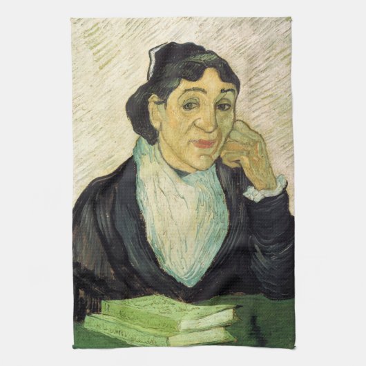 L'Arlesienne (Madame Ginoux) door Vincent van Gogh Theedoek (Verticaal)