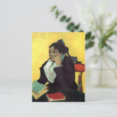 L'Arlésienne: Madame Ginoux met Boeken Briefkaart (Staand voorkant)