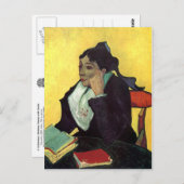 L'Arlésienne: Madame Ginoux met Boeken Briefkaart (Voorkant / Achterkant)