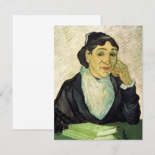 L'Arlesienne (Madame Ginoux) van Vincent van Gogh (Voorkant / Achterkant)