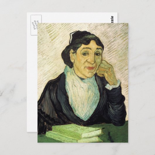 L'Arlesienne (Madame Ginoux) van Vincent van Gogh Briefkaart (Voorkant / Achterkant)