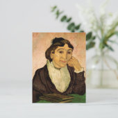 L'Arlesienne (Madame Ginoux) van Vincent van Gogh Briefkaart (Staand voorkant)