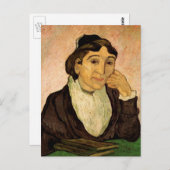 L'Arlesienne (Madame Ginoux) van Vincent van Gogh Briefkaart (Voorkant / Achterkant)