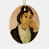 L'Arlesienne (Madame Ginoux) van Vincent van Gogh Keramisch Ornament (Rechts)