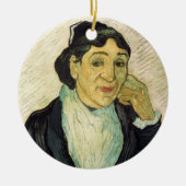 L'Arlesienne (Madame Ginoux) van Vincent van Gogh Keramisch Ornament (Voorkant)
