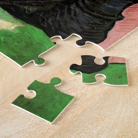 L'Arlesienne (Madame Ginoux) van Vincent van Gogh Legpuzzel (Zijkant)