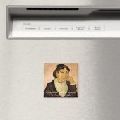 L'Arlesienne (Madame Ginoux) van Vincent van Gogh Magneet (Insitu (Vaatwasser))
