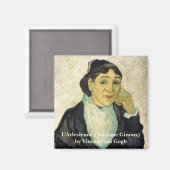 L'Arlesienne (Madame Ginoux) van Vincent van Gogh Magneet (Voorkant / Achterkant)