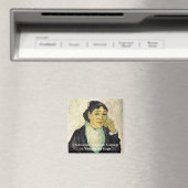 L'Arlesienne (Madame Ginoux) van Vincent van Gogh Magneet (Insitu (Vaatwasser))