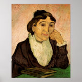 L'Arlesienne (Madame Ginoux) van Vincent van Gogh Poster (Voorkant)