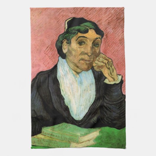 L'Arlesienne (Madame Ginoux) van Vincent van Gogh Theedoek (Verticaal)