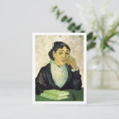L'Arlésienne (Madame Ginoux), Vincent van Gogh Briefkaart (Staand voorkant)