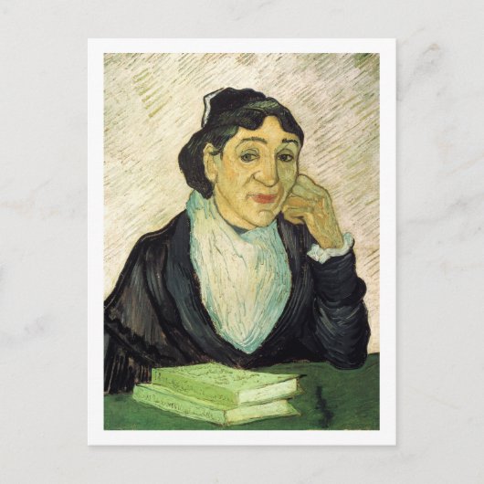 L'Arlésienne (Madame Ginoux), Vincent van Gogh Briefkaart (Voorkant)