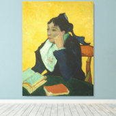 L'Arlésienne: Madame Joseph-Michel Ginoux Canvas Afdruk (Insitu (Houten vloer))