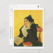 L'Arlésienne with Books, Vincent Van Gogh Briefkaart (Voorkant / Achterkant)