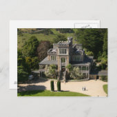 Larnach Castle, Dunedin, Nieuw-Zeeland - antenne Briefkaart (Voorkant / Achterkant)