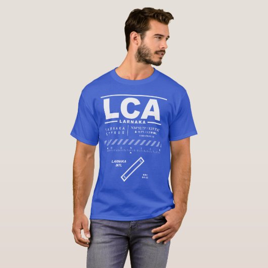 Larnaka International Airport LCA T-shirt (Voorkant volledig)