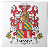Larocque Family Crest Tegeltje (Voorkant)