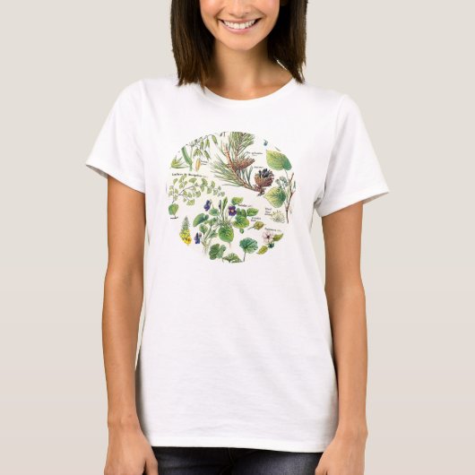 Larousse Botanical Illustrations T-shirt (Voorkant)