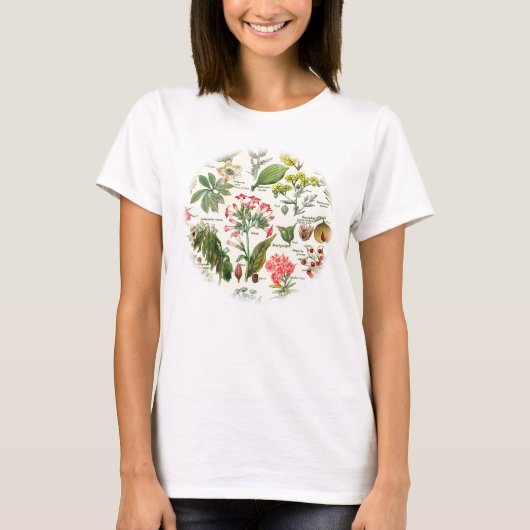 Larousse Botanical Illustrations T-shirt (Voorkant)
