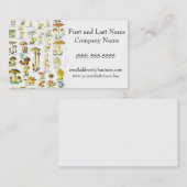 Larousse Paddestoel Schimmel Natuur Kunst Schilder Visitekaartje (Voorkant / Achterkant)