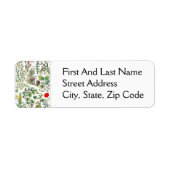 Larousse Pine Cone Tree Forest Natuur Art Etiket (Voorkant)