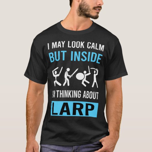 Larp Larping RPG Rollenspel Rollenspel T-shirt (Voorkant)
