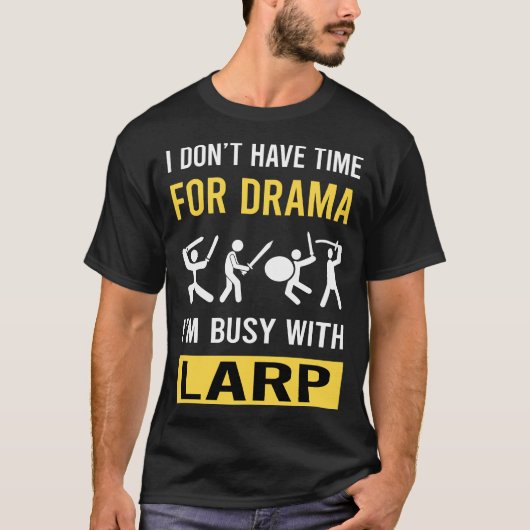 Larp Larping RPG Rollenspel Rollenspel T-shirt (Voorkant)
